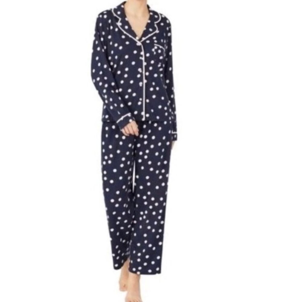 Kate Spade Dream a Little Dream Polka Dot Pajama Set Women's Size Small